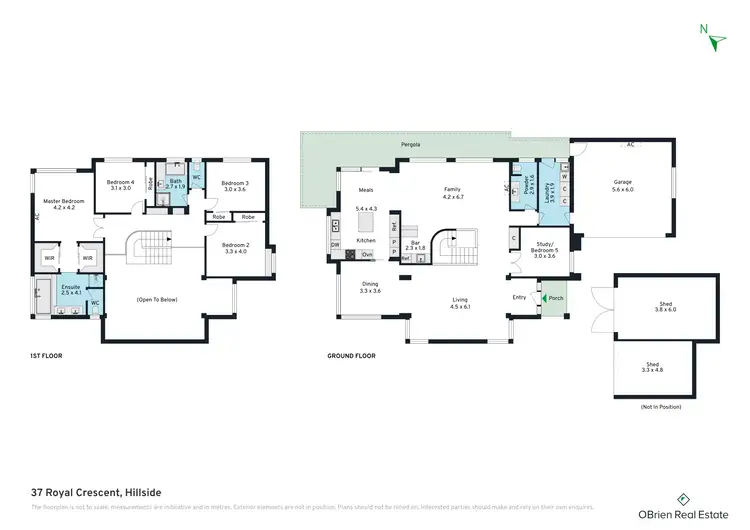 Floorplan of Homely house listing, 37 Royal Crescent, Hillside VIC 3037