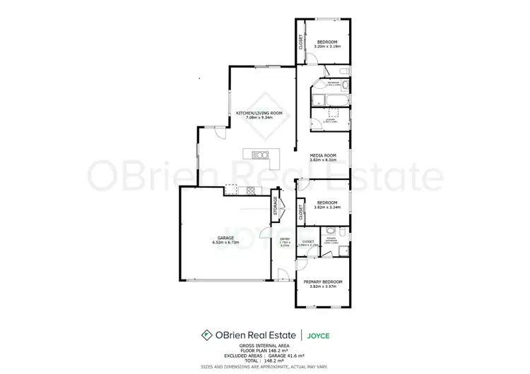 Floorplan of Homely house listing, 7 Stapleton Court, Benalla VIC 3672