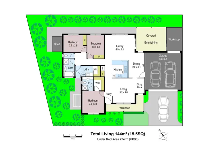 Floorplan of Homely unit listing, 4/13 Wood Street, Drouin VIC 3818