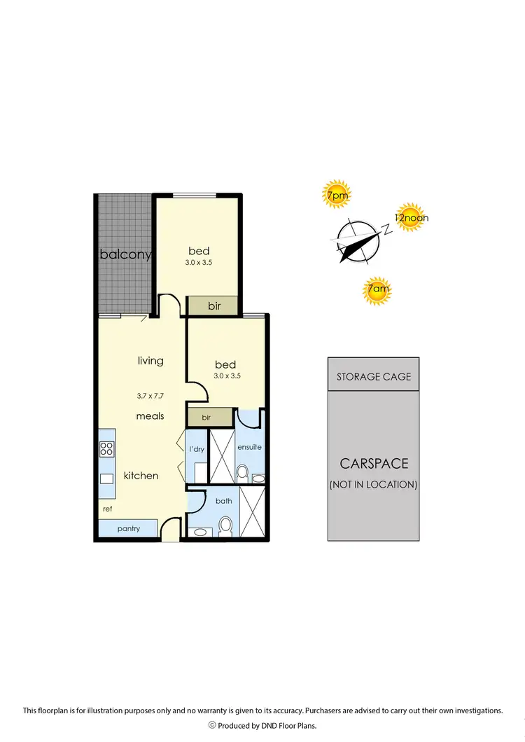 Floorplan of Homely apartment listing, 415/16 Clyde Street Mall, Frankston VIC 3199