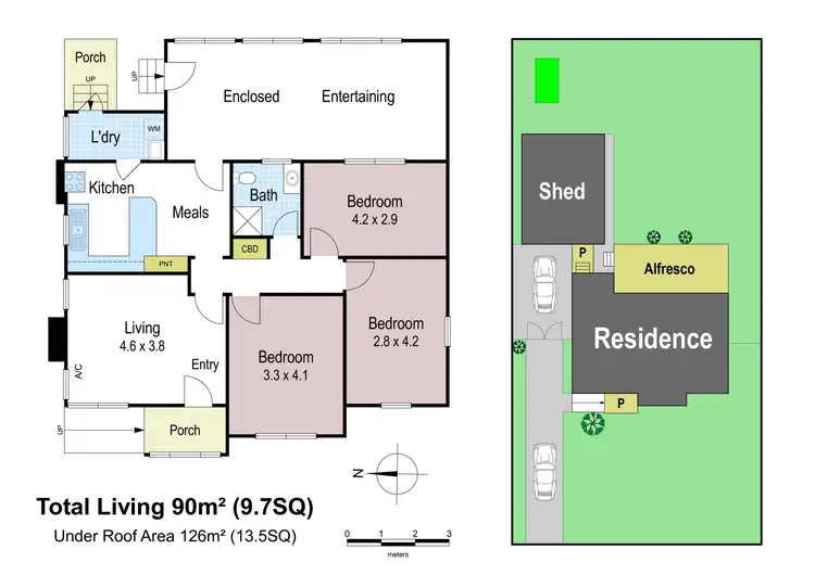 Floorplan of Homely house listing, 51 Fowler Street, Moe VIC 3825