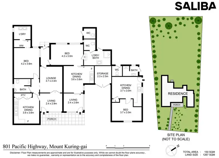 Floorplan of Homely house listing, 801 Pacific Highway, Mount Kuring-Gai NSW 2080