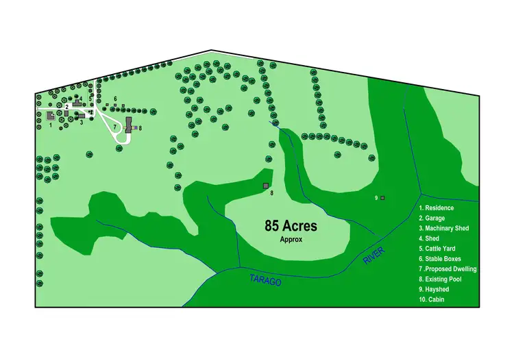 Floorplan of Homely rural property listing, 85 Paynter Road, Neerim Junction VIC 3832