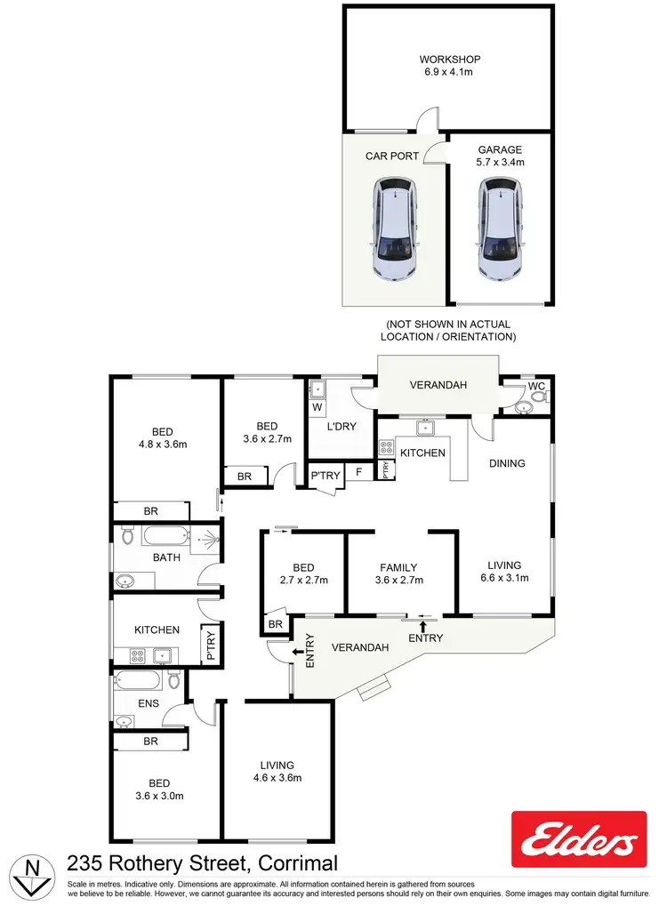 Floorplan of Homely house listing, 235 Rothery Street, Corrimal NSW 2518