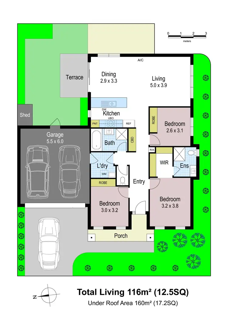 Floorplan of Homely unit listing, 1/20 McKindlay Street, Drouin VIC 3818