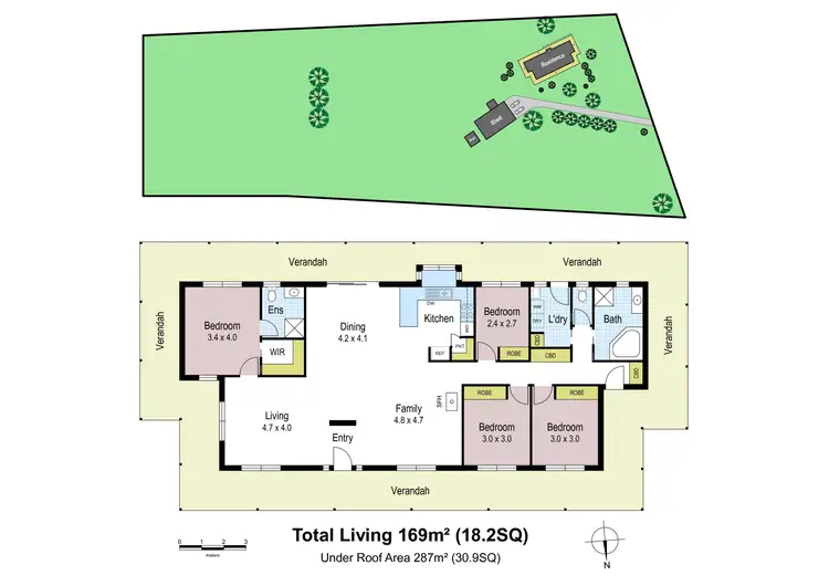 Floorplan of Homely house listing, 490 Princes Highway, Darnum VIC 3822