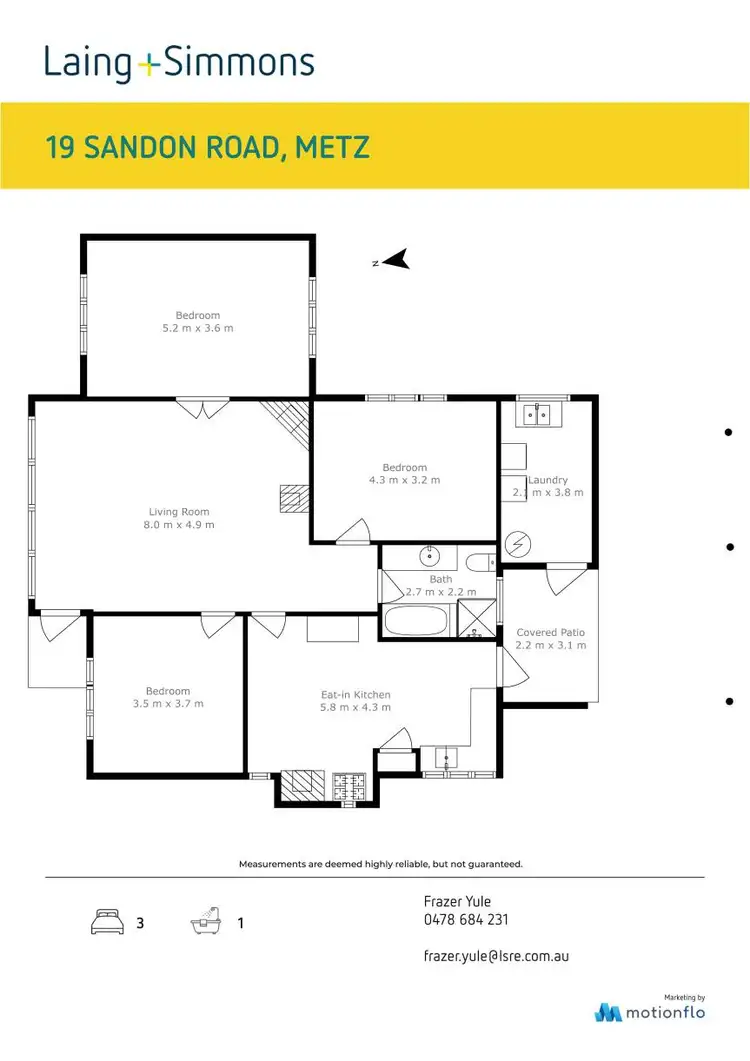 Floorplan of Homely house listing, 19 Sandon Road, Metz NSW 2350
