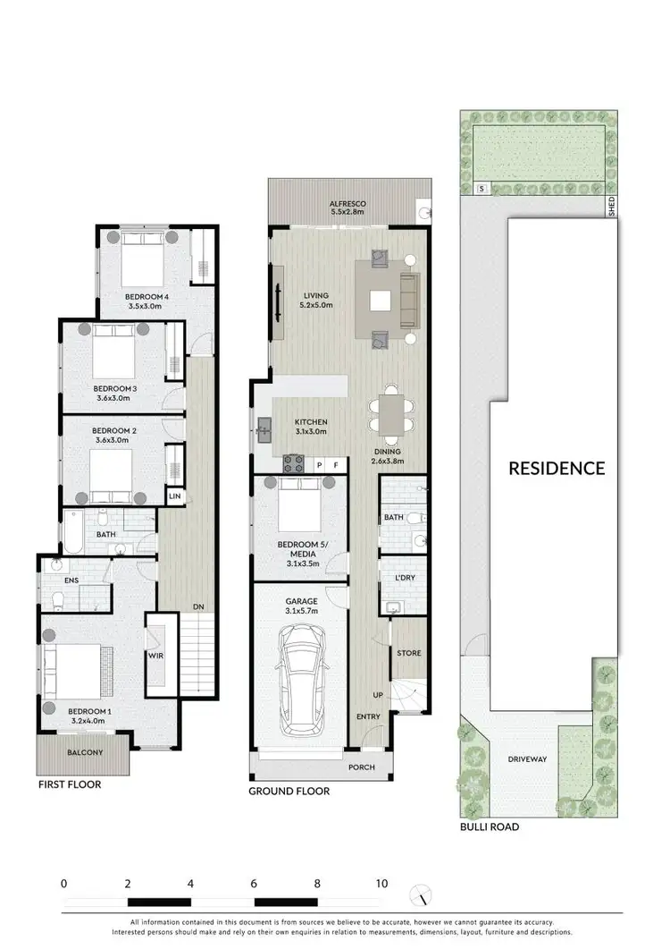 Floorplan of Homely semi-detached listing, 58A Bulli Road, Toongabbie NSW 2146