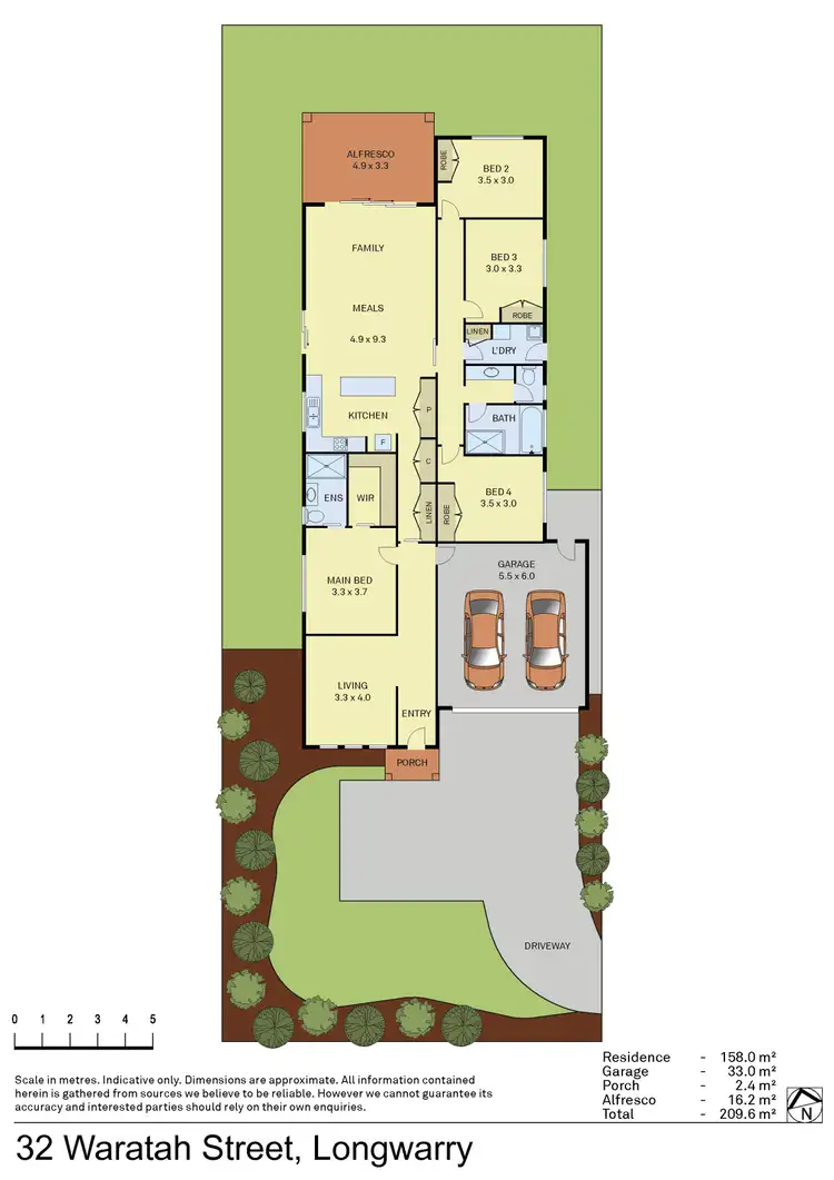 Floorplan of Homely house listing, 32 Waratah Street, Longwarry VIC 3816