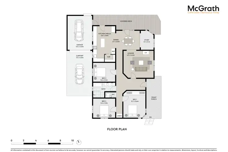 Floorplan of Homely house listing, 58 Shephards Lane, Coffs Harbour NSW 2450