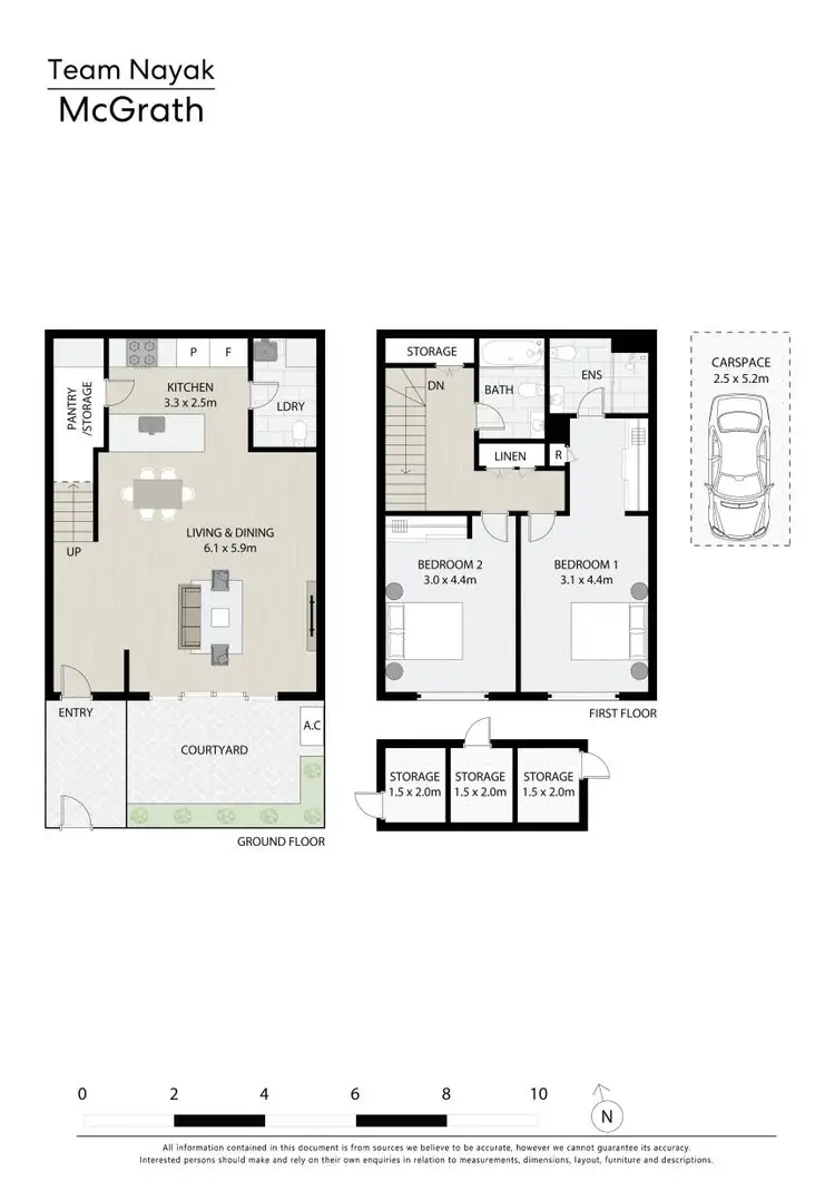 Floorplan of Homely townhouse listing, 6 Amalfi Drive, Wentworth Point NSW 2127