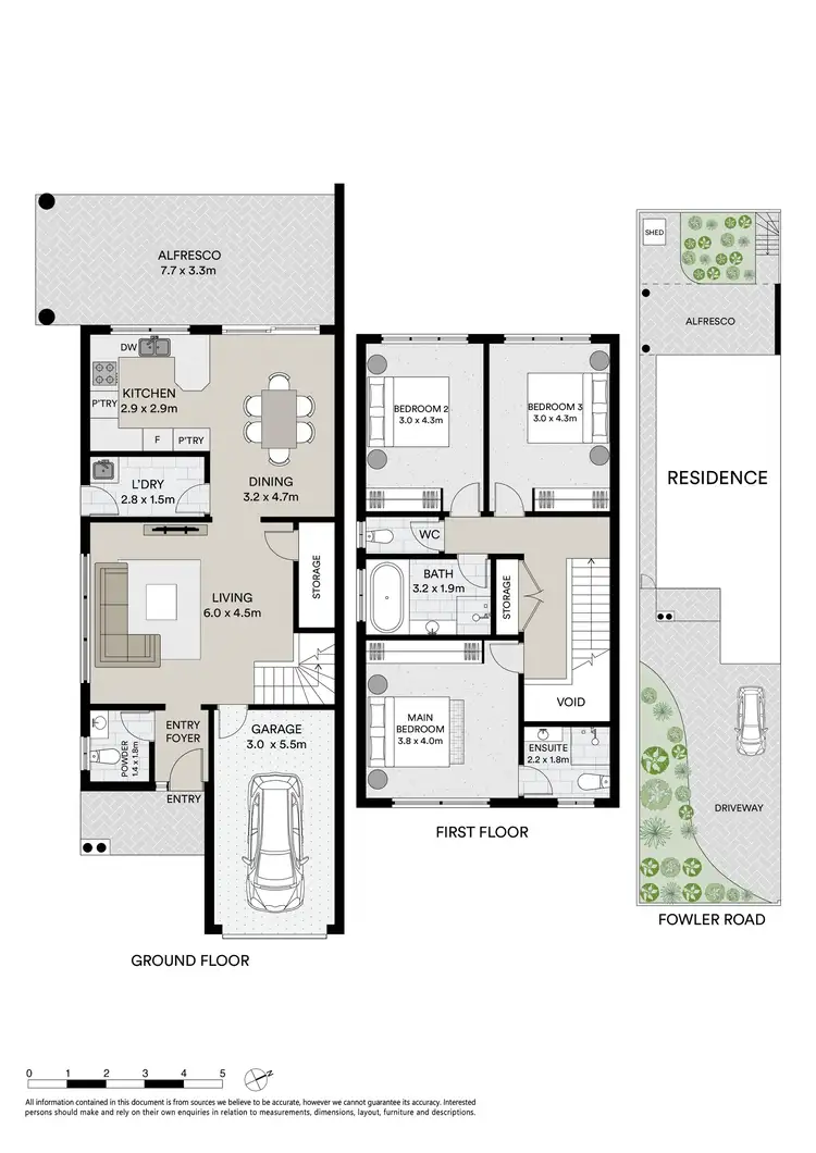 Floorplan of Homely semi-detached listing, 157c Fowler Road, Merrylands NSW 2160