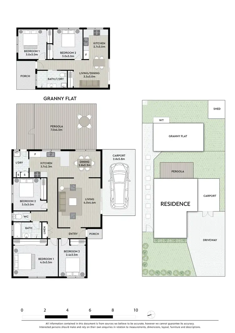 Floorplan of Homely house listing, 402 & 402A Flushcombe Road, Prospect NSW 2148
