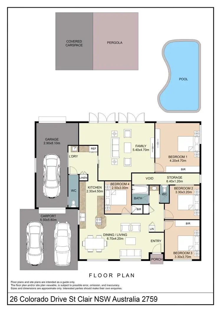 Floorplan of Homely house listing, 24 Colorado Drive, St Clair NSW 2759