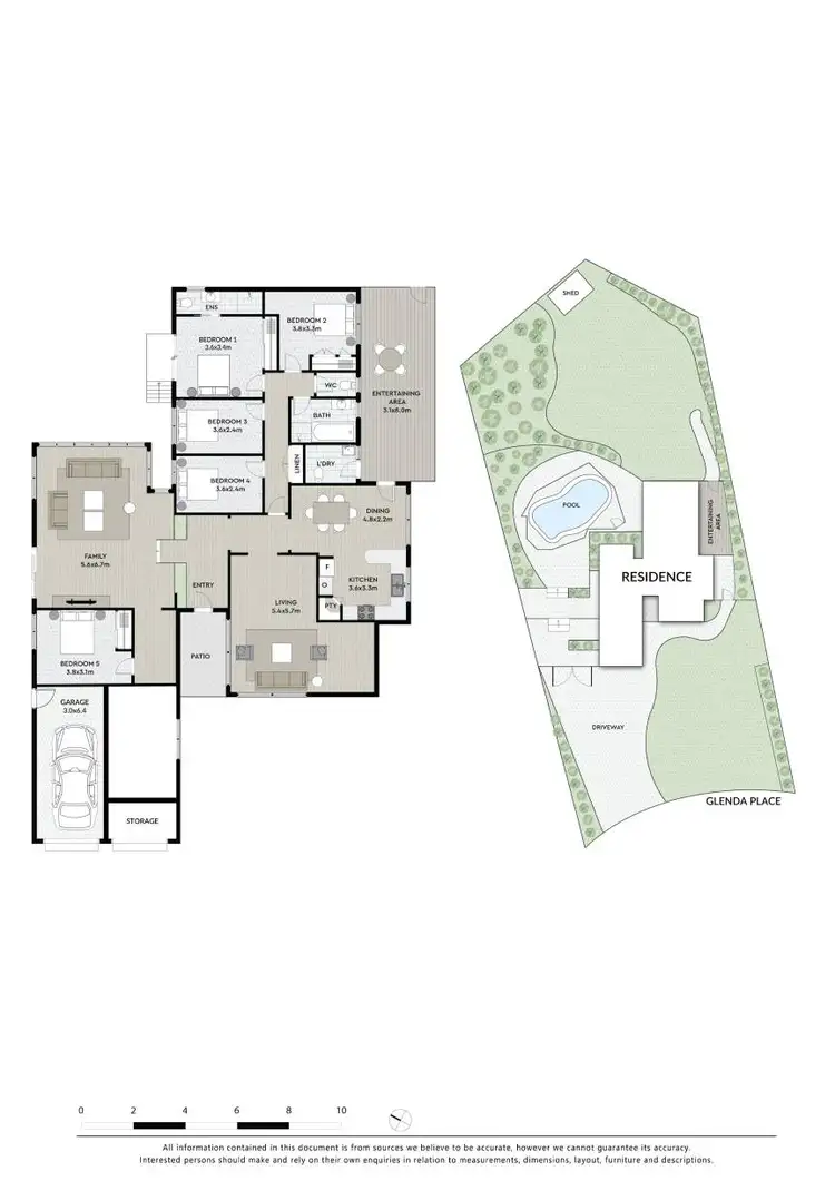 Floorplan of Homely house listing, 5 Glenda Place, North Rocks NSW 2151