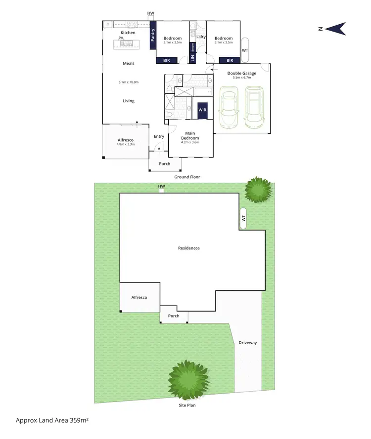 Floorplan of Homely land listing, 44a Coveside Avenue, Safety Beach VIC 3936