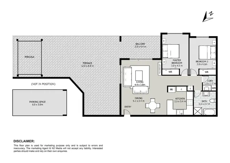 Floorplan of Homely apartment listing, 10/10 Hythe Street, Mount Druitt NSW 2770