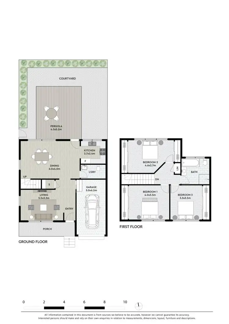 Floorplan of Homely townhouse listing, 1/34 Upwey Street, Prospect NSW 2148