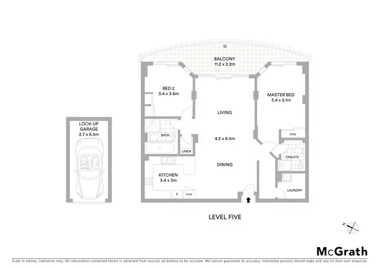 Floorplan of Homely apartment listing, 505/91A Bridge Road, Westmead NSW 2145