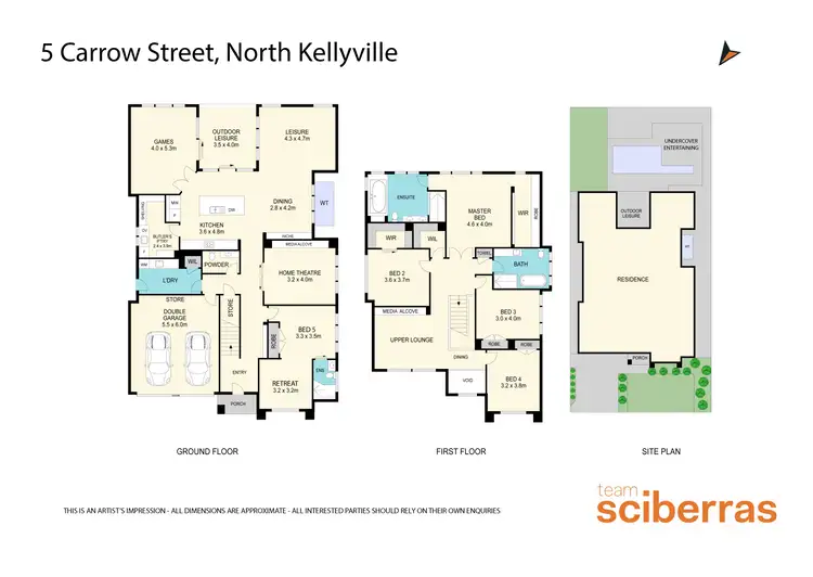 Floorplan of Homely house listing, 5 Carrow Street, North Kellyville NSW 2155