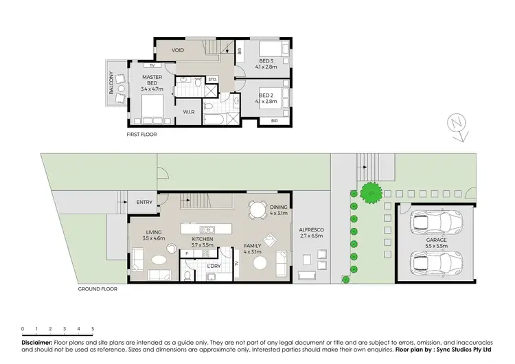 Floorplan of Homely semi-detached listing, 266 The Ponds Boulevard, The Ponds NSW 2769