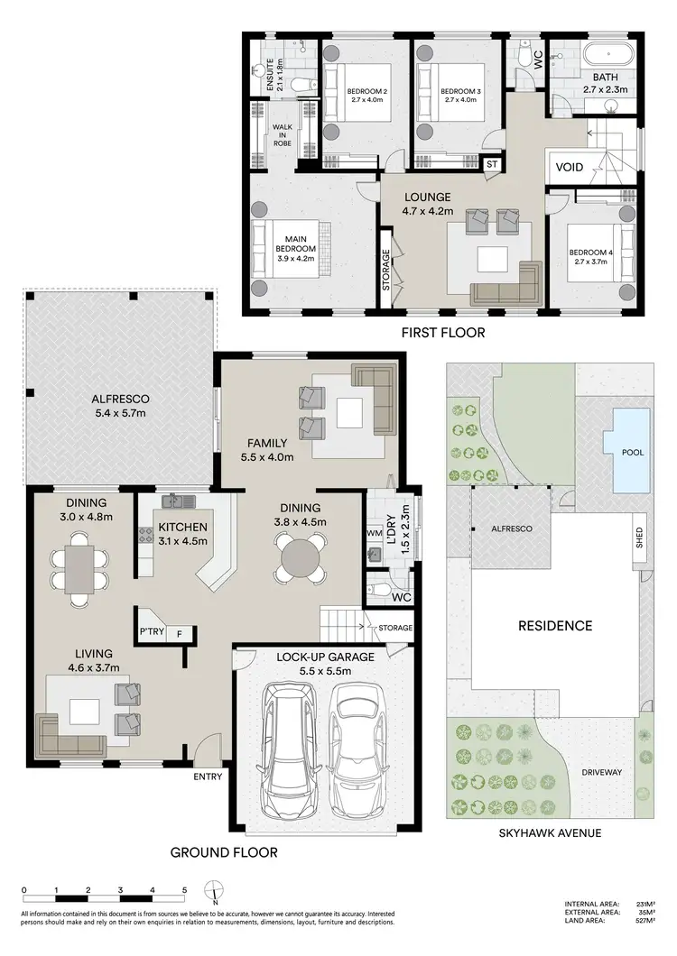 Floorplan of Homely house listing, 43 Skyhawk Avenue, Hamlyn Terrace NSW 2259