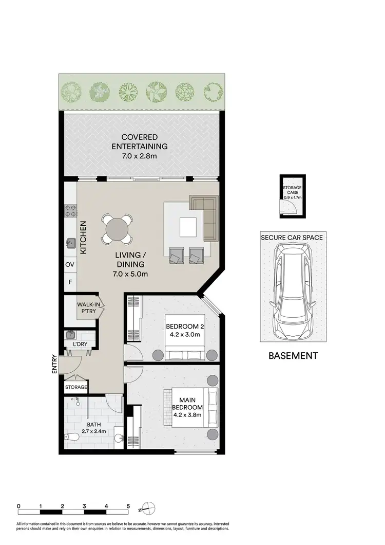 Floorplan of Homely apartment listing, 8A/46 Frederick Street, Point Frederick NSW 2250