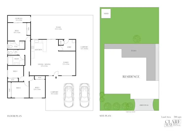 Floorplan of Homely house listing, 9 Crystal Court, Camira QLD 4300