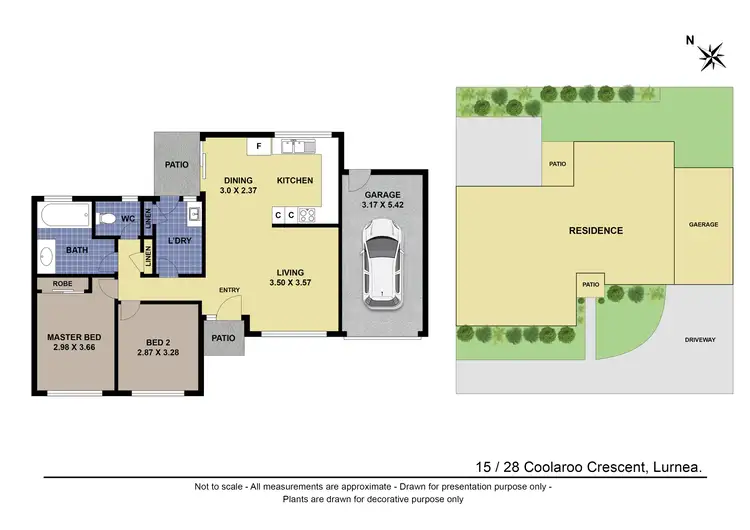 Floorplan of Homely villa listing, 15/28 Coolaroo Crescent, Lurnea NSW 2170