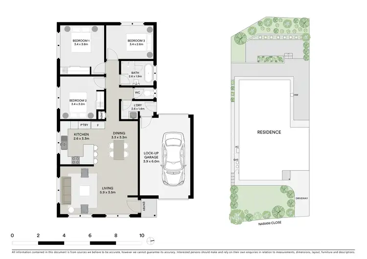 Floorplan of Homely villa listing, 1/4 Narani Close, Coffs Harbour NSW 2450
