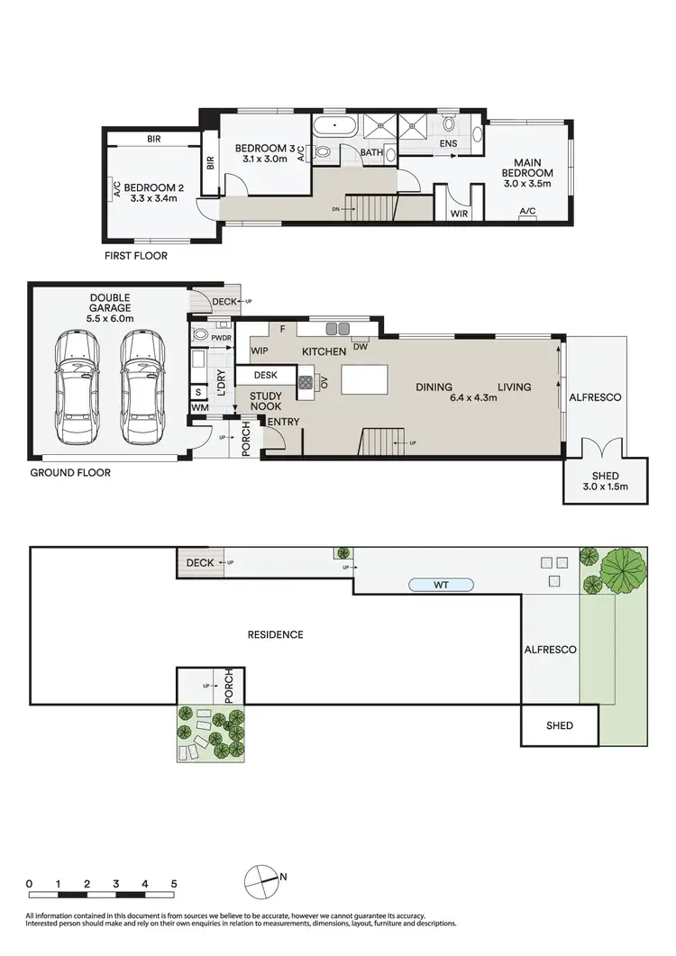 Floorplan of Homely townhouse listing, 2/23 Banool Quadrant, Doncaster East VIC 3109