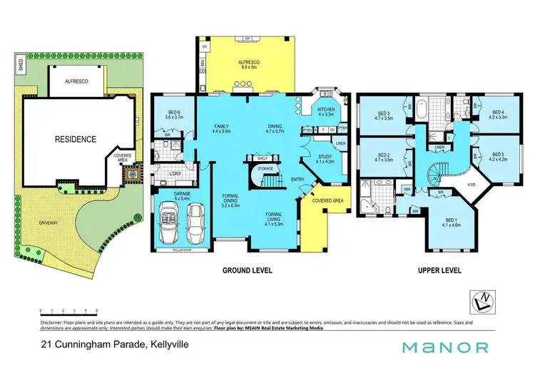 Floorplan of Homely house listing, 21 Cunningham Parade, Kellyville NSW 2155