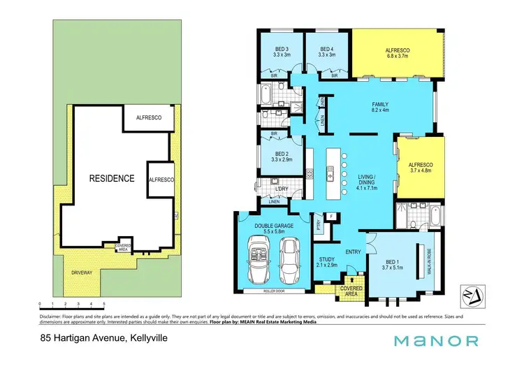 Floorplan of Homely house listing, 85 Hartigan Avenue, Kellyville NSW 2155