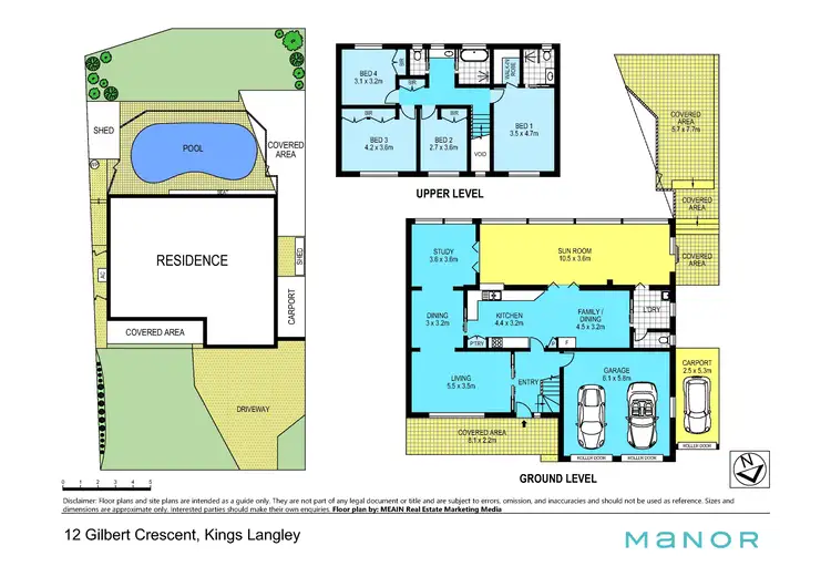 Floorplan of Homely house listing, 12 Gilbert Crescent, Kings Langley NSW 2147