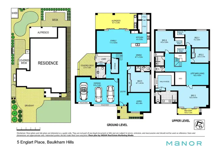 Floorplan of Homely house listing, 5 Englart Place, Baulkham Hills NSW 2153