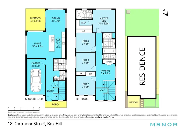 Floorplan of Homely house listing, 18 Dartmoor Street, Box Hill NSW 2765