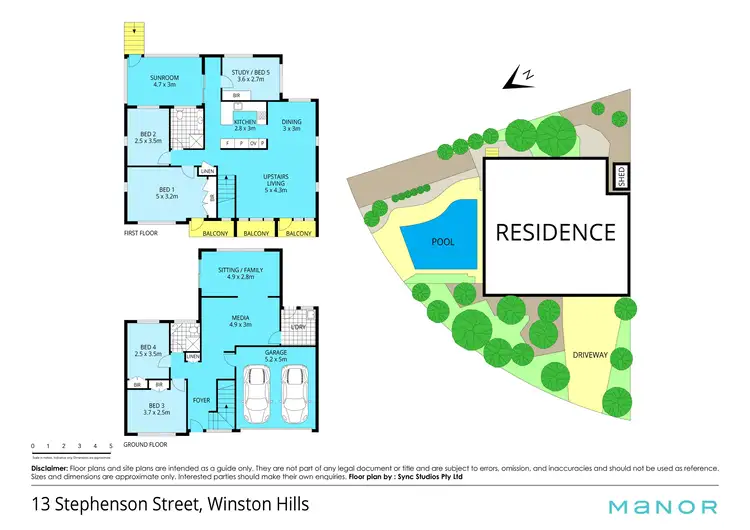 Floorplan of Homely house listing, 13 Stephenson Street, Winston Hills NSW 2153