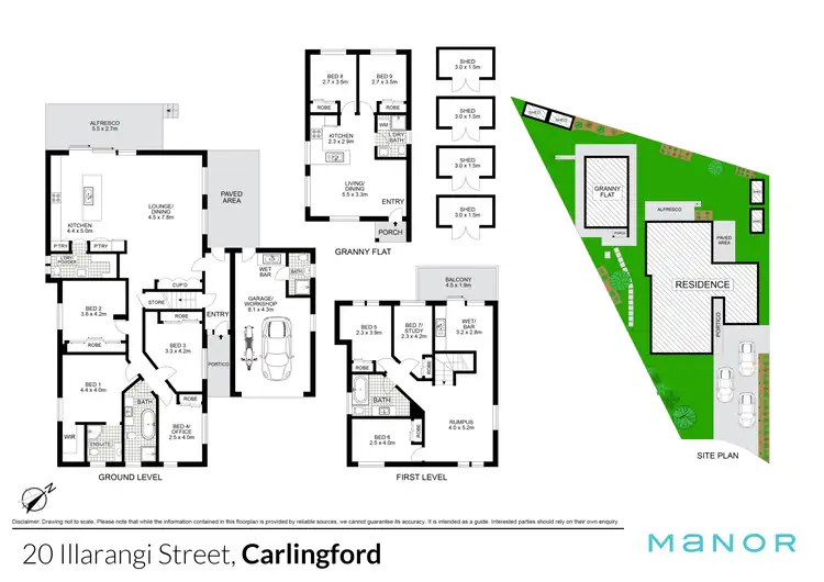 Floorplan of Homely house listing, 20 Illarangi Street, Carlingford NSW 2118