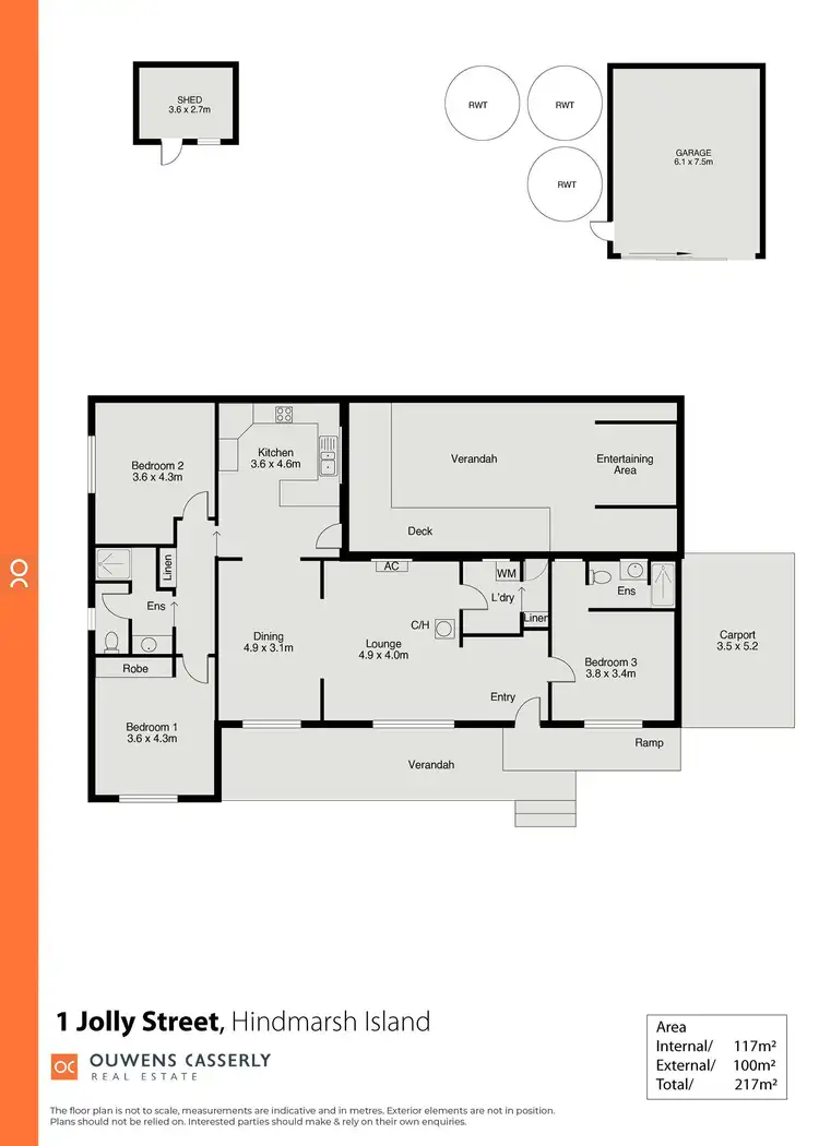Floorplan of Homely house listing, 1 Jolly Street, Hindmarsh Island SA 5214