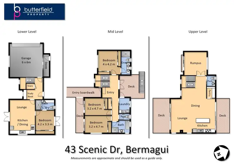 Floorplan of Homely house listing, 43 Scenic Drive, Bermagui NSW 2546
