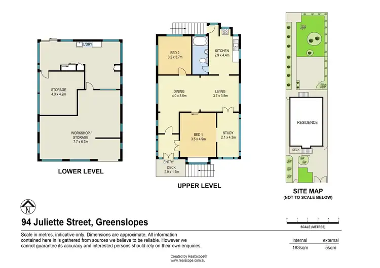 Floorplan of Homely house listing, 94 Juliette Street, Greenslopes QLD 4120