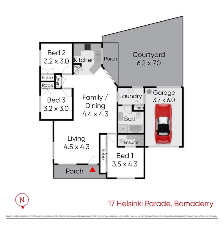Floorplan of Homely house listing, 17 Helsinki Parade, Bomaderry NSW 2541