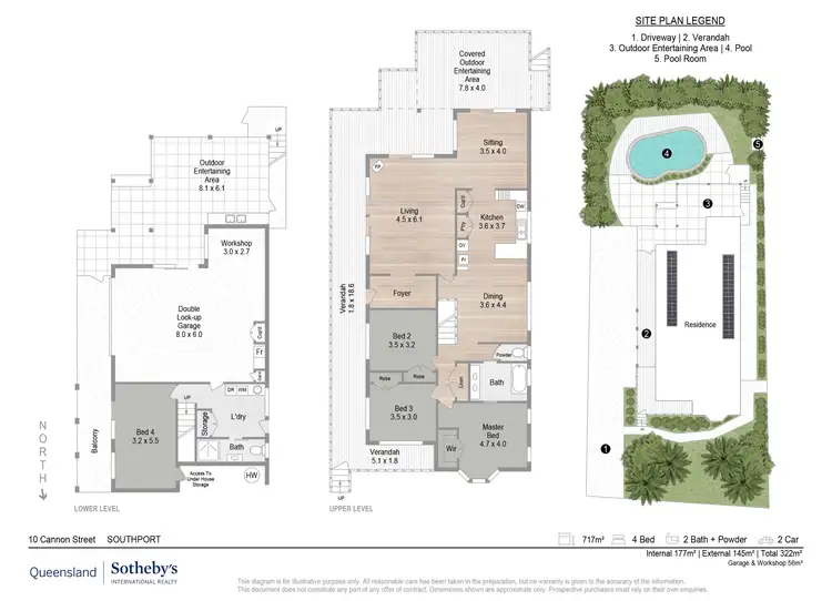 Floorplan of Homely house listing, 10 Cannon Street, Southport QLD 4215