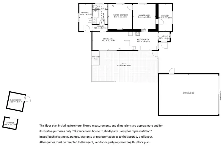 Floorplan of Homely house listing, 73 New West Road, Port Lincoln SA 5606