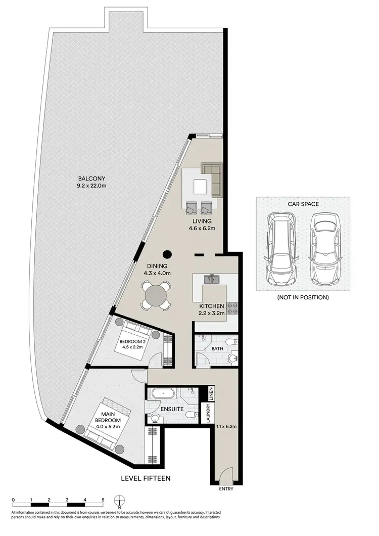 Floorplan of Homely apartment listing, 1508/3 Herbert Street, St Leonards NSW 2065