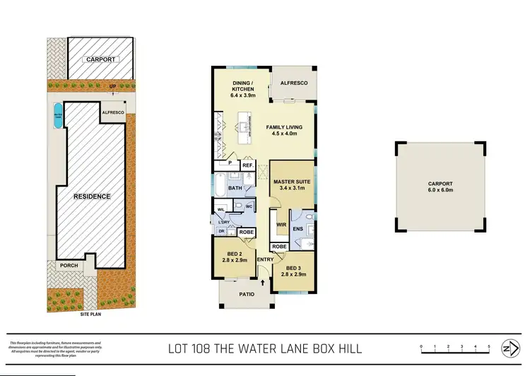 Floorplan of Homely house listing, 108 The Water Lane, Box Hill NSW 2765