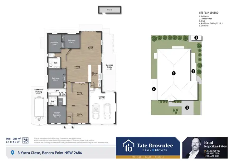 Floorplan of Homely house listing, 8 Yarra Close, Banora Point NSW 2486