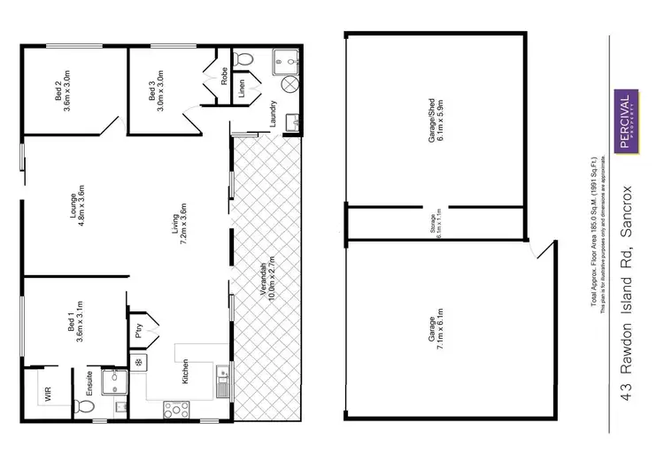 Floorplan of Homely house listing, 43 Rawdon Island Road, Sancrox NSW 2446