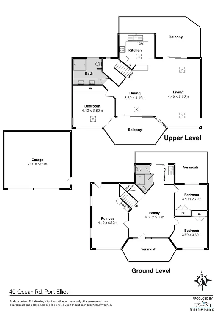 Floorplan of Homely house listing, 40 Ocean Road, Port Elliot SA 5212
