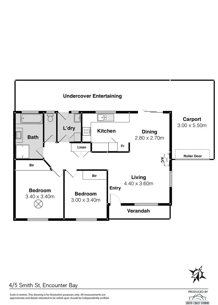 Floorplan of Homely unit listing, 4/5 Smith Street, Encounter Bay SA 5211